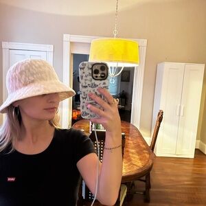 Steve Madden Cream Bucket Hat